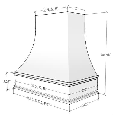 Asheville Curved - Classic Moulding Smooth 1V3036